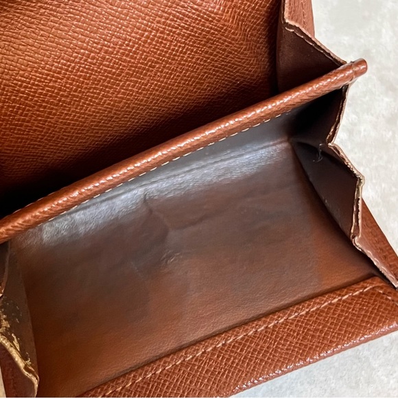Authentic Louis Vuitton Monogram Porte-Monnaie Plat Coin Card wallet - Picture 14 of 14